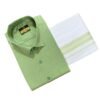 Moss Green Cotton Dhoti with Shirt – Nature Inspired Elegance MCHMG046.