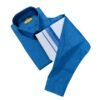 Royal Blue Cotton Dhoti with Shirt – Timeless Traditional Contrast - MCFRB046.