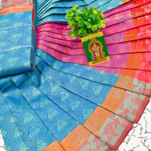 Poonthamil saree filled With Lotus Design - PLG16