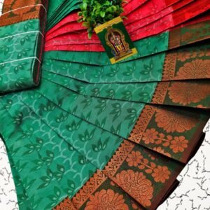 Poonthamil saree filled With Kodi Leaf - PKLLG13