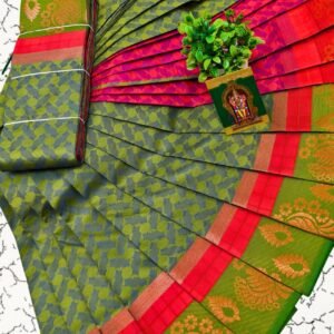 Poonthamil saree filled with DNA Design - PDPMG55