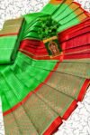Poonthamil saree filled With Mini Line Flower - PMLFPG62