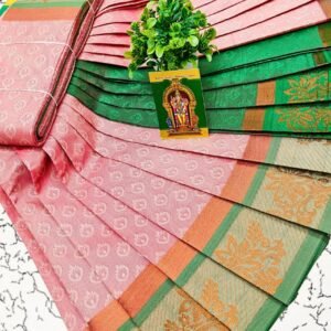 Poonthamil saree filled with DNA Design -PFFP14.