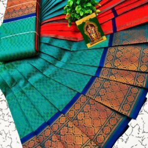 Poonthamil saree filled with DNA Design - PDWSBS04.