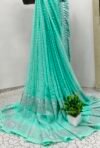 SLSW-AQA-004 Soft Weave Saree Filled With Aqua Breeze – SLSW-AQA-004