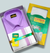 Lavender Dhoti Shirt Set