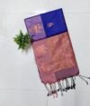 IMG_20260221_103302 Senthoor Soft Silk Saree – Royal Blue & Dusty Rose with Rich Zari Design