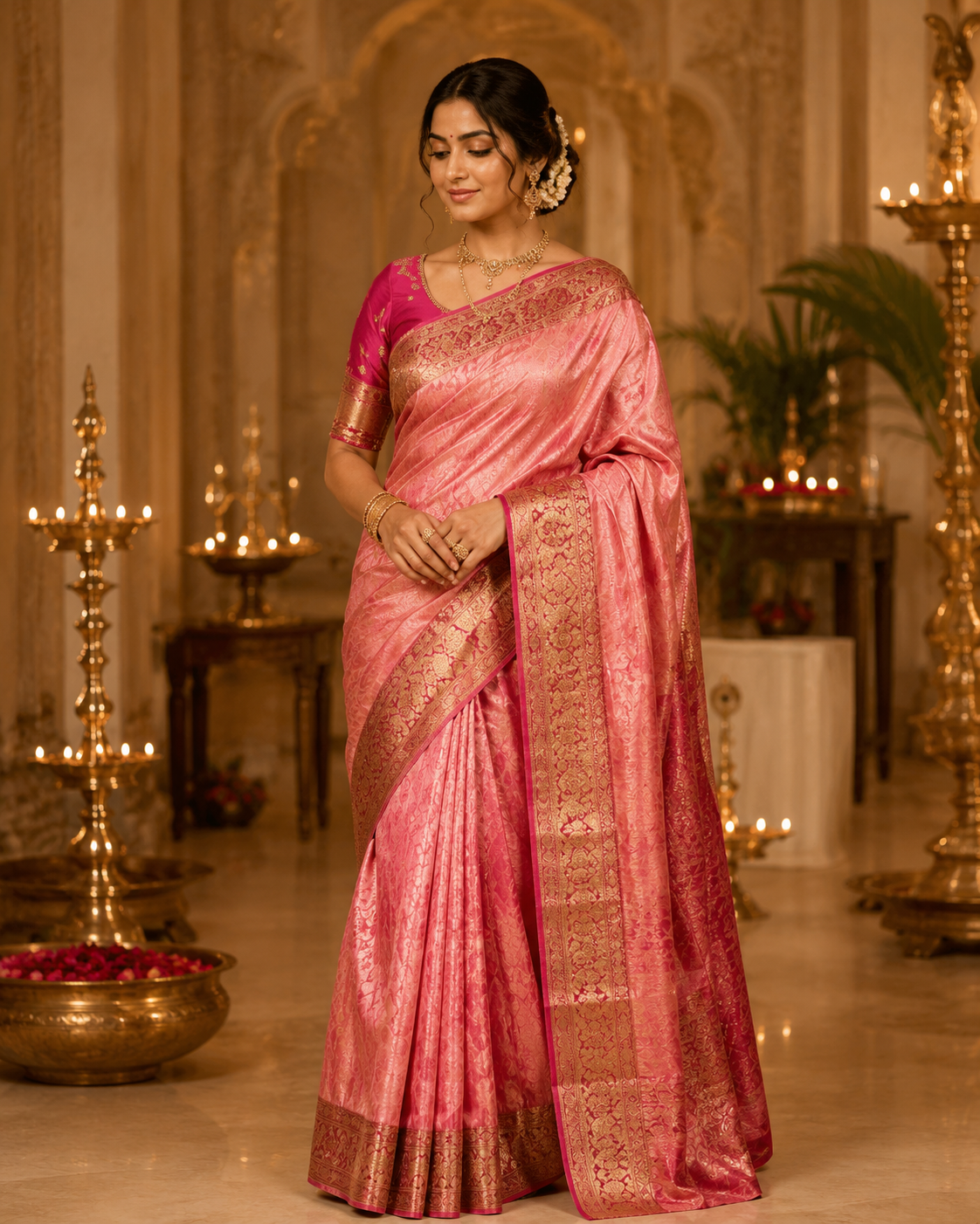 Poonthamil Pattu Saree
