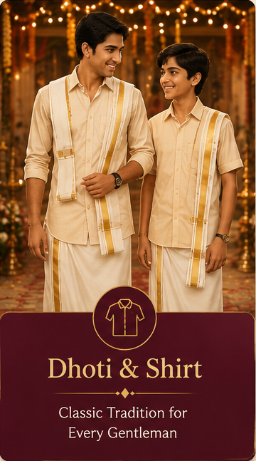 Dhoti and Shirt