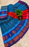 IMG_20250807_180438 Blue & Red Traditional Zari Saree
