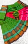 IMG_20250808_124601 Green & Pink Traditional Zari Saree