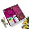 Poonthamil Combo – Rani Pink & Purple Gold