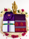 Name: Poonthamil Combo – Royal Purple & Magenta