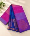 IMG-20260913-WA0037 Dual-Tone Magenta & Royal Blue Traditional Zari Saree