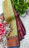 IMG_20250906_165617 Pista Green Traditional Motif Putta Emboss Saree