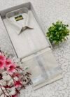 IMG_20250922_170635 White Silver Tissue Dhoti Shirt Set – Half Hand
