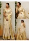 IMG_20260828_154709 Trisha Mam Inspired Gold Banarasi Silk Saree with Rich Gold Zari