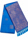 Kotanji Soft Silk Saree - Royal Blue & Matching Rich Copper Zari Pallu