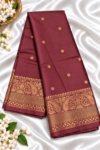 file_00000000290481f89010216fb4f229f9 Maroon With Traditional Gold Zari Border Elite Banarasi Silk Saree
