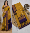 file_00000000475c81fab8a7e6751bb48252 Mustard Yellow Maheshwari Cotton Saree With Zari Border