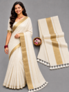 file_000000004bfc8211a65aa91e1e5daa52 Premium Off-White With Zari Border Mul Cotton Saree