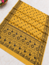 file_00000000587c81f7807cbde6720616ca Mustard Yellow Warli Tribal Print Saree with Contrast Black Border