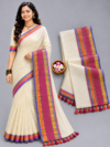 file_0000000064c4821198937cd406eb2081 Classic Off-White Multi Mul Cotton Saree