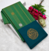 Green Teal Soft Silk Kottanji Saree
