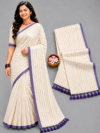 file_00000000a5748211b82d16245e079169 Off-White Elegant Purple Border Mul Cotton Saree