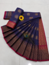 file_00000000a9c081f4890360bc189004bb Royal Purple with Magenta Gold Zari Border Kotta Cotton Saree