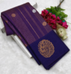 Purple Blue Soft Silk Kottanji Saree