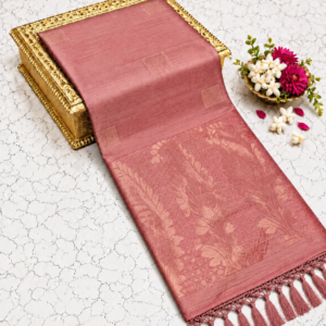 Kotanji Soft Silk Saree - Onion Pink & Matching Rich Zari Pallu