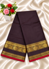 file_0000000022e88246b6e81885be069cf7 Trending Coffee Brown Banarasi Silk Saree with Golden Zari Border