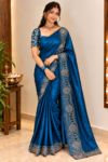 file_000000006ce481faa0101d9b2fdde39a Royal Blue Designer Space Silk Saree with Intricate Stone Work