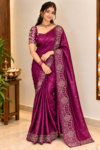 file_000000008d4c81fabc3929dce301a42c Royal Magenta Pink Designer Space Silk Saree with Intricate Stone Work